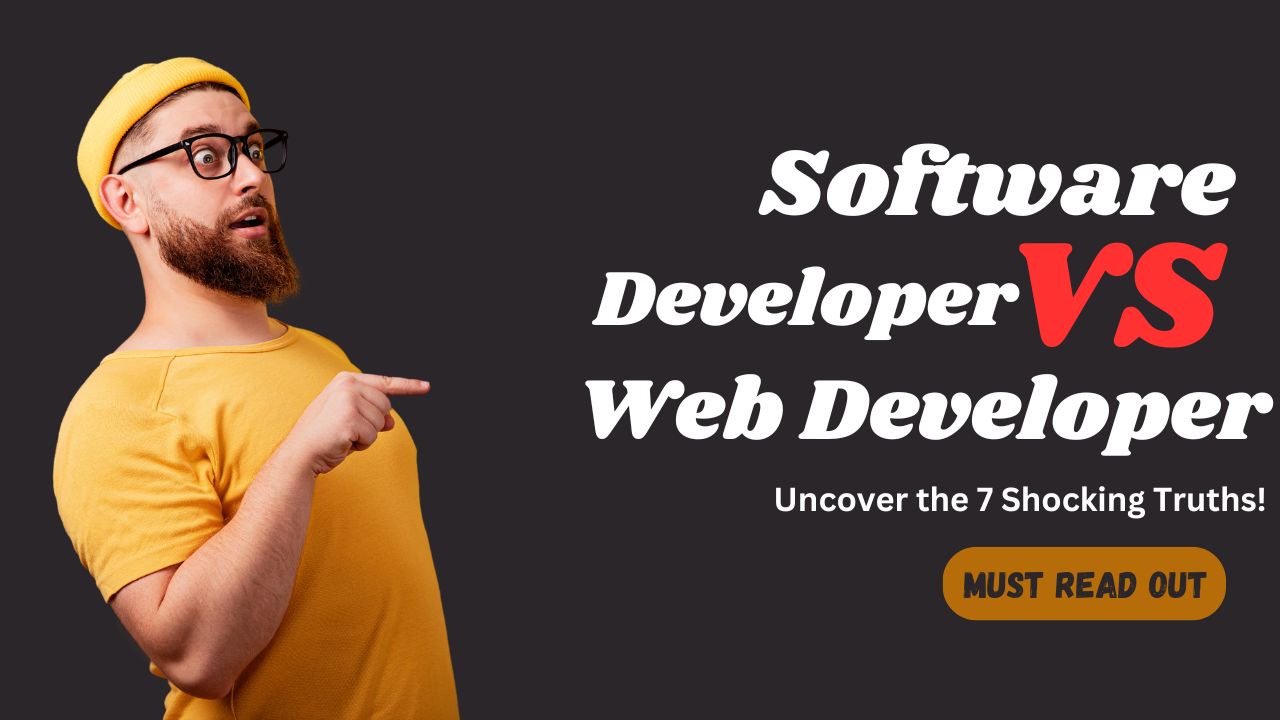 Software Developer vs Web Developer